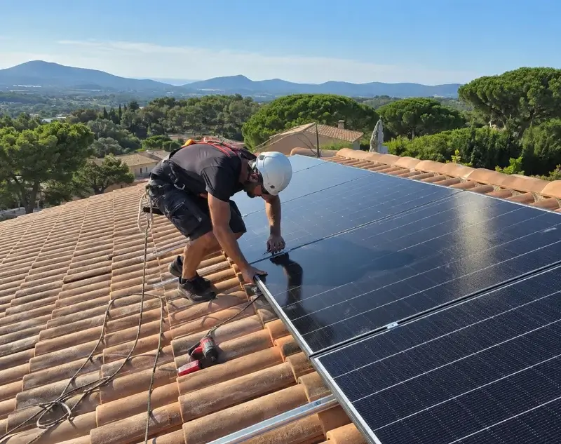 Installateur panneaux solaires Peyremale — pose photovoltaïque sur toiture